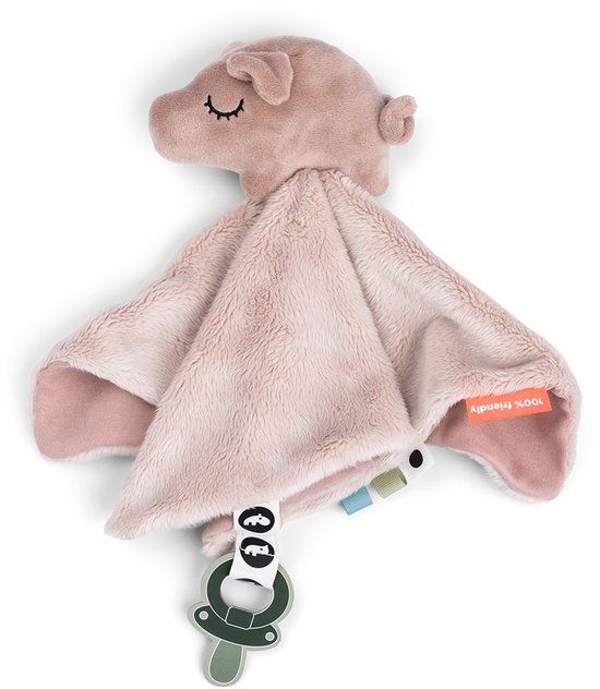 Done by Deer Knuffeldoekje Pigee - Roze