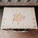 PETTI Artigiani Italiani - Fornuisafdekplaat, fornuisafdekplaat voor de keuken, met digitale print met bloemenpatroon 06, 100% Made in Italy