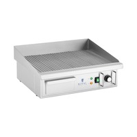 Royal Catering Elektrische grillplaat - 550 x 350 mm - Ribbed + Flat - 3.000 W