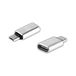 Muvit MUADP0017 Adapter Type C naar Micro-USB, Zilver