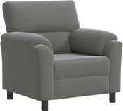 vidaXL Bank Donkergrijs 94 x 85 x 93 cm fluweel