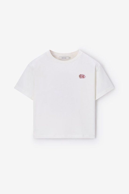 Sissy-Boy Wit oversized T-shirt met artwork