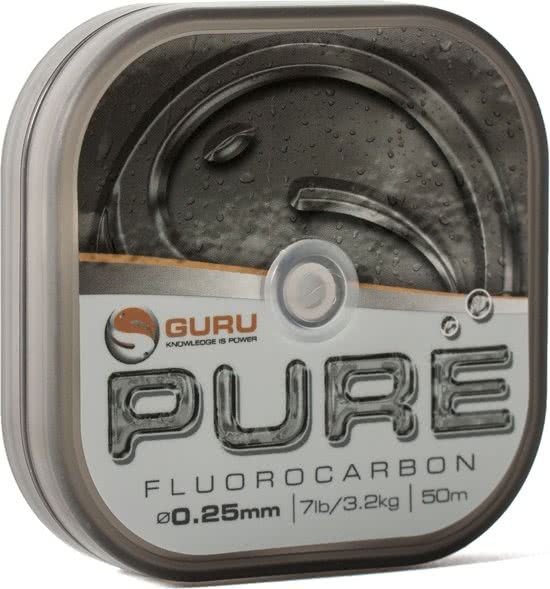 - Guru Pure Fluorocarbon 0.25mm 50m