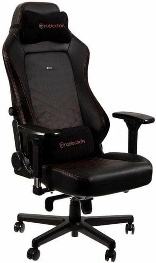 Noblechairs HERO Series Bureaustoel - Zwart/Rood - Kunstleer
