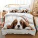 Literie enfant avec motif de chien 200 x 200 cm
