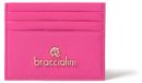 Braccialini Porte-cartes femme polyester fuchsia bleu ciel blanc