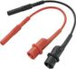 Voltcraft MS-10-BK Veiligheidsmeetsnoerenset Banaanstekker 4 mm Krokodilklem 10.00 cm Zwart, Rood 1 stuk(s)