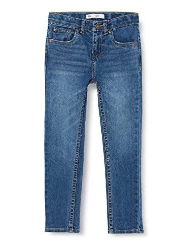 Levi's Jongens Skinny Taper Jeans Blauw Katoen 104