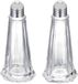 Westmark Peper- en zoutstel, 2-delig, New York, Glas/Roestvrij staal, Zilver/Doorzichtig