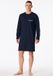 Schiesser Nachthemd Comfort Nachtkleding Blauw Lange Mouw Katoen Maat 52