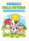 Animali della Fattoria Libro da Colorare per Bambini