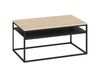 REDOM - Table basse - Couleur chêne et noir