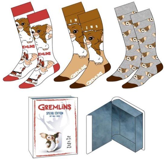 Gremlins Gizmo Dames Sokken - meerkleurig - one size