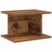 vidaXL Nachtkastje Oudhout 40 x 30 x 25 cm Bewerkt hout