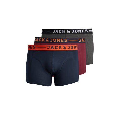 Jack & Jones Plus Size boxershort (set van 3) - groen/donkerblauw