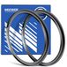NEEWER 67-72mm Step Up Ring Adapter (2 stuks) met reinigingsdoek