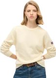 Superdry - Pull en maille ample - Femme - Blanc Naturel