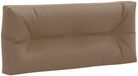 vidaXL Pallet rugkussen VIANEN 100% Polyester Taupe 120 x 60 x 12 cm