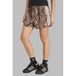 adidas Originals short ample à imprimé animal - marron
