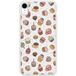 iPhone XR Cupcake vintage bedrukt siliconen hoesje