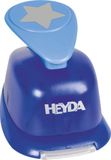 Heyda motiefperforator, groot, ca. 2,5 cm, motief: ster transparant