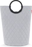 Reisenthel Loophome M panier de rangement - Panier à linge - 30 L - Cadre Rhombus gris clair