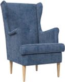 vidaXL Fauteuil Blauw ARES