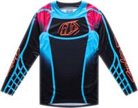 Troy Lee Designs GP Pro Framework Motocross-trui Paars/Aquamarijn 2XL