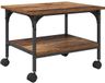 vidaXL Printerstand Oud Hout 50 x 40 x 38 cm Bewerkt Hout