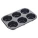 Tala Performance Muffinvorm voor 6 Muffins – Antiaanbak Bakplaat voor Muffins en Cupcakes, Metalen Vorm met Gelijkmatige Bruining, Eenvoudig te Reinigen, Ovenbestendig, 26,8 x 15,9 x 3 cm