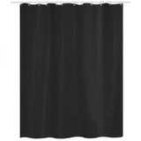 MSV Douchegordijn Zwart - Waterdicht Douchegordijn Polyester 240 x 200 cm