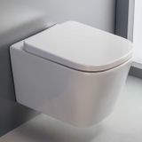 Sanitary Brands Kronenbach Wandtoiletset, Compact, Zonder Spoelrand, Inclusief Toiletzitting