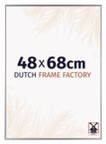 Dutch Frame Factory Fotolijst 48x68 cm - Kunststof - Zilver Hoogglans - Easy
