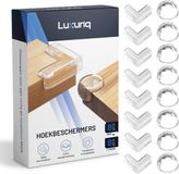 Luxuriq Hoekbeschermers Baby - 16 stuks - Ronde Vorm + L-Vormig - Transparant - Tafelhoek Beschermers Kind - BPA-vrij & Veilig