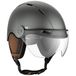 CASR Style - Stedelijke lifestylehelm voor fiets en elektrische step - Transparant vizier en afneembare oorbeschermers - Optimale comfort voor mannen en vrouwen