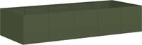 vidaXL Plantenbak 200x80x40 cm staal olijfgroen
