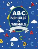 ABC Vehicles & Animals Coloring Book