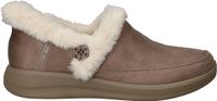 Skechers COZY ESCAPE Dames Sloffen - Taupe