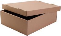 Creativ Company Boîte de rangement en carton marron avec couvercle
