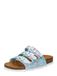 LICO Sandalen 'Bioline Flower' pastelblauw / mintgroen / rosa