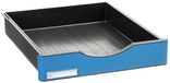 M-Office Atenea Grote lade voor duurzame structuur, modulair product, 100% gerecycled en recyclebaar, verwisselbare voorkant (zeeblauw)