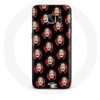 Maniacase Hoesje voor Samsung Galaxy S7 Edge La Casa De Papel gezichtsmaskers