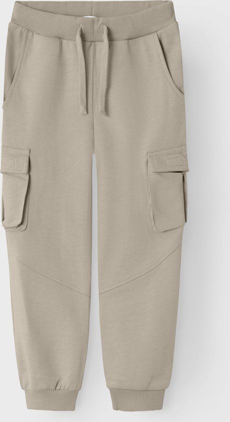 NAME IT NMNOLI Sweat Pant Unisex Kids - Grijs - Maat 104