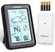 Merkloos Weerstation draadloos - Binnen en buiten - Digitaal scherm - 3 sensoren