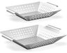 Omgoods - Set van 2 RVS grillmanden voor groenten en vlees