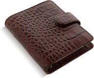 Filofax Pocket Organiser CLASSIC CROC CHESTNUT
