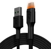 GREEN CELL GC Ray USB - Micro USB 200cm Zwart