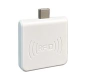 RFID-taglezer, HDWR RFID-taglezer, voor telefoons, labels met EM4100, TK4100, SMC4001-chips, leesafstand tot 70 mm, identificatie van goederen en individuen, lichtsignaal, HD-RD65