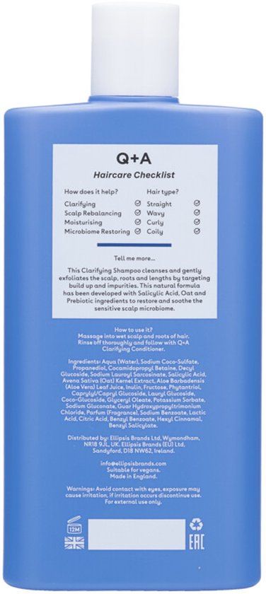 Q+A Clarifying Shampoo - 250 ml