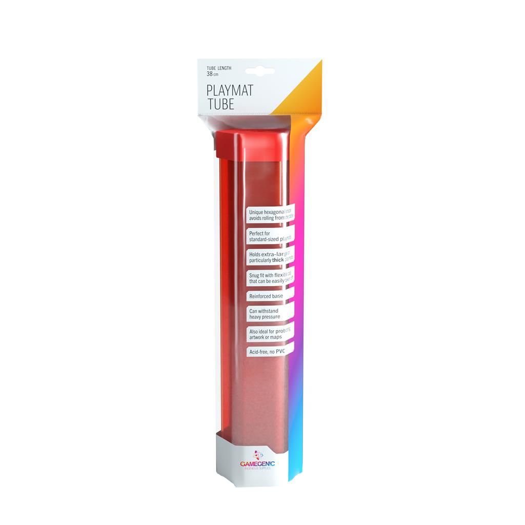 GameGenic Playmat Tube Rood